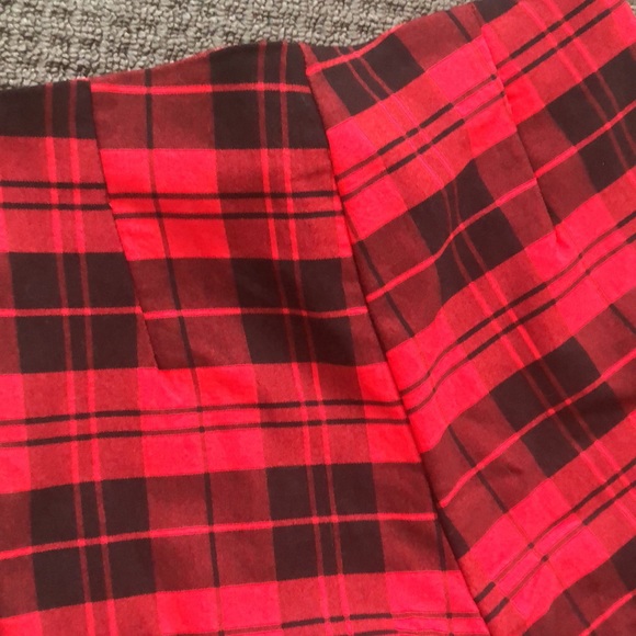 Valley girl checkered pants red - Picture 3 of 5